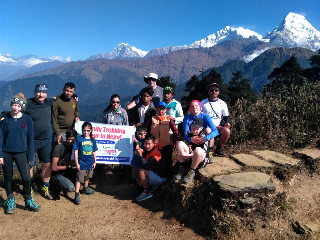 Family Trekking in Nepal
